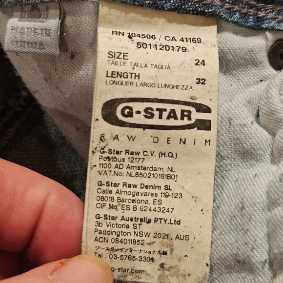 G-star 330I Fender Raw Twisted Skinny Jeans - Picture 6 of 16